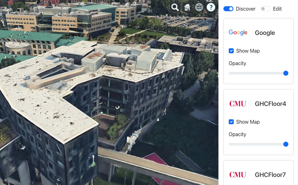 Interactive 3D Map